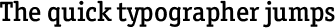 Sample of ITC Officina Serif