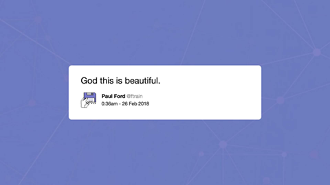 Screenshot a Tweet example